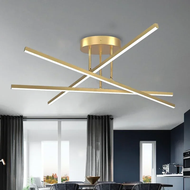 

Pendant Light Living Room Nordic ing Fixtures Modern And Simple Gold Black Aluminum Bedroom Dining Main