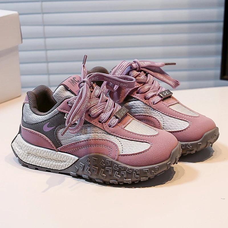 

Summer Hot Selling Lace Up Retro Childrens Sports Shoes Simple and Durable Running Shoes Anti Slip Lightweight Casual Shoes