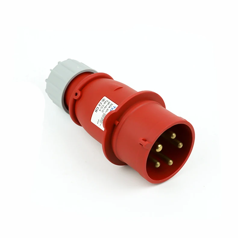 

New Design IP67 400V 63A Power Connector Plug