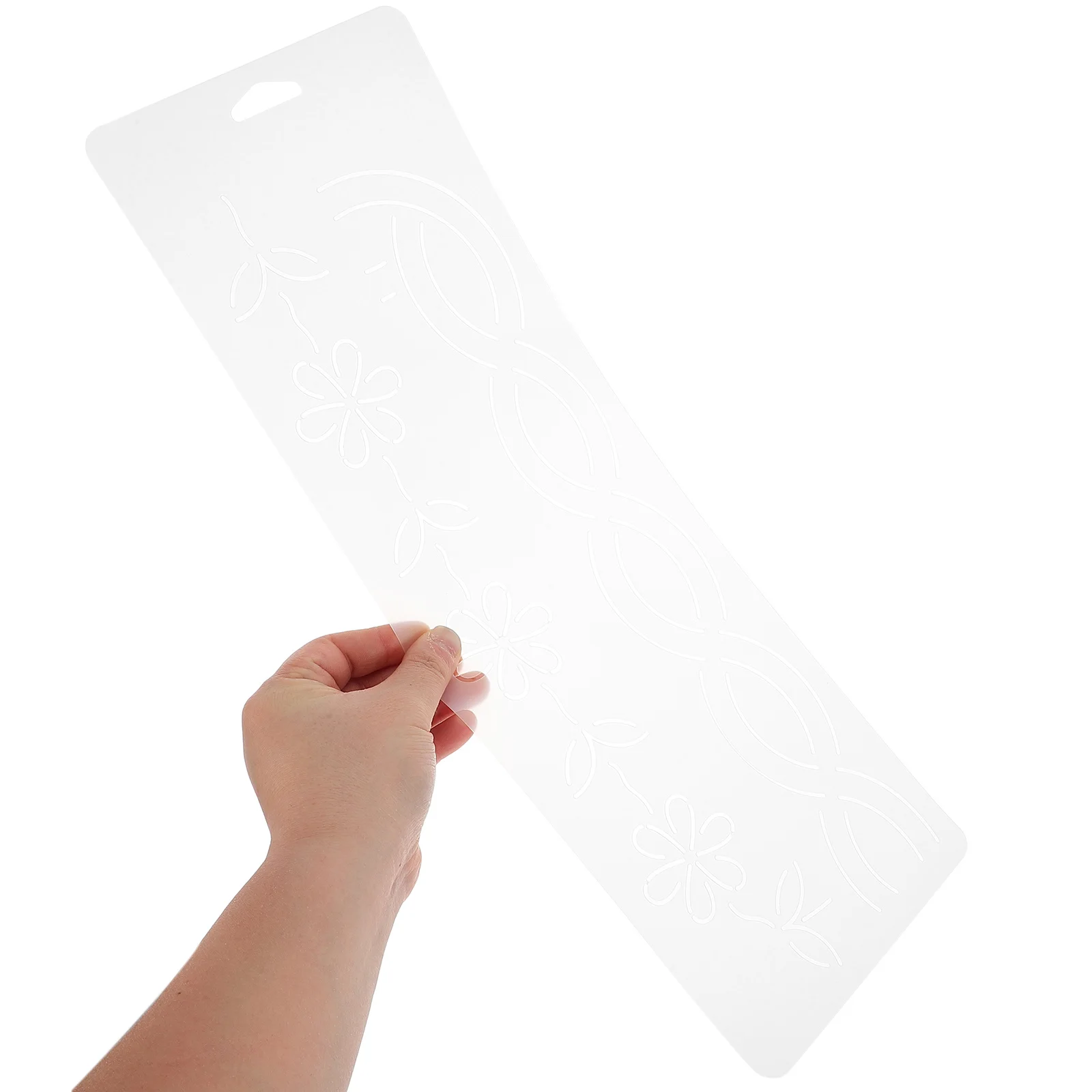 

2Pcs DIY Quilting Templates Cross Stitch Plastic Transparent Patchwork Embroidery Patterns Sewing Quilting Tools Accessories