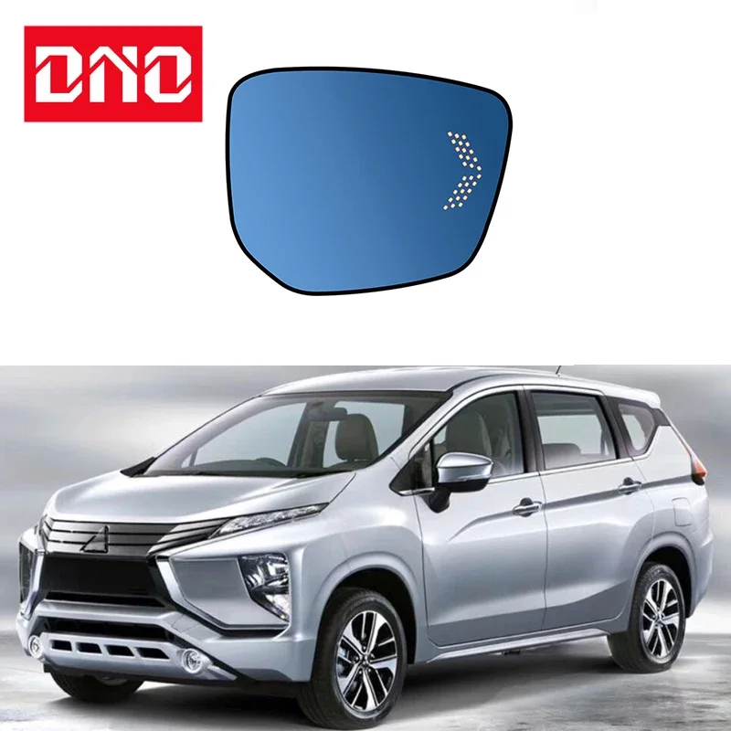 

Car 12V Rearview Mirror Lights For Mitsubishi Xpander 2018 - 2021 2022 Turn Signal+Heating+Anti-Glare Reverse Warning Car Mirror