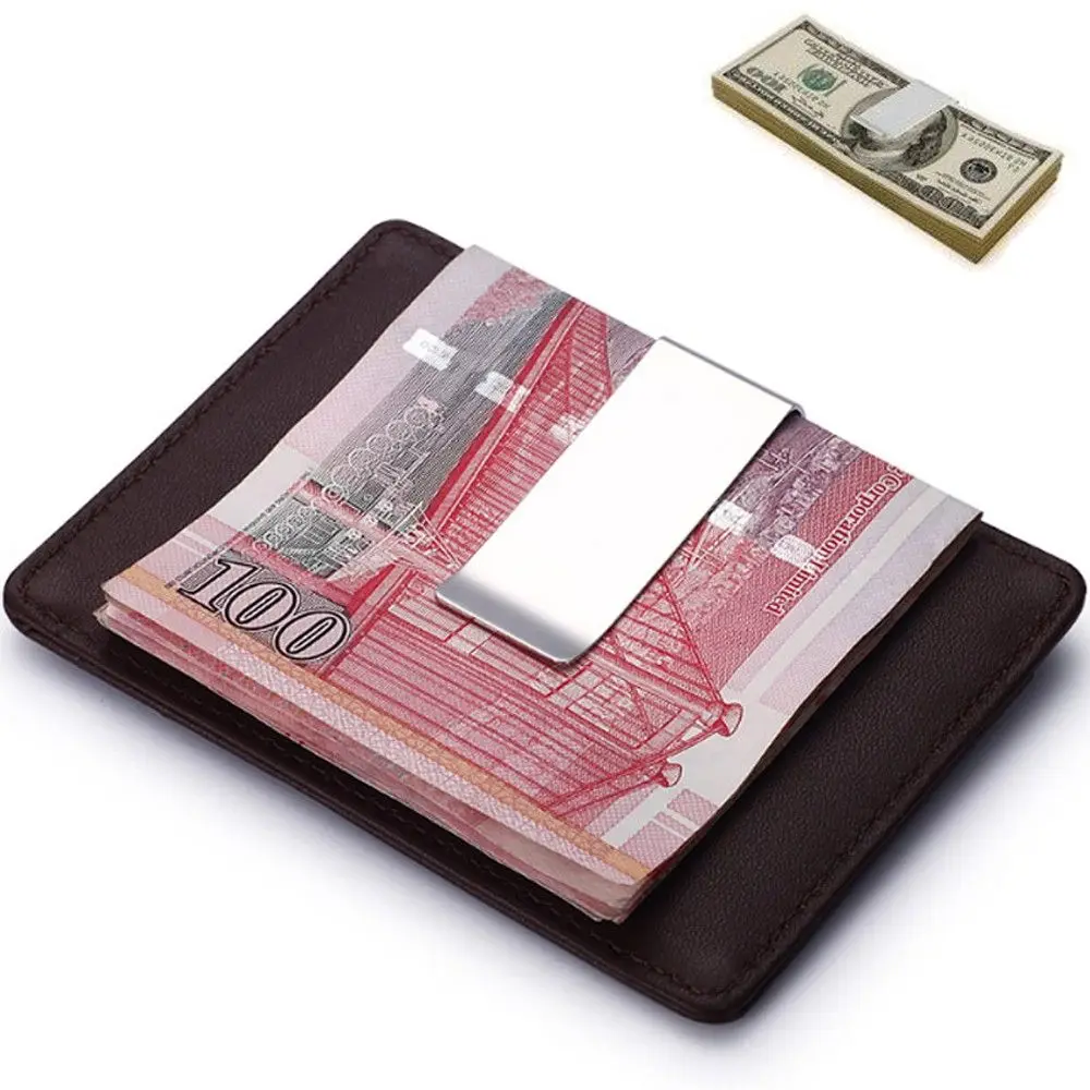 Clip Chic Banknote Holder Gold Color Silver Metal Clamp Money Metal Holder Money Clip Cash Clamp Wallet Credit Card ID Clips