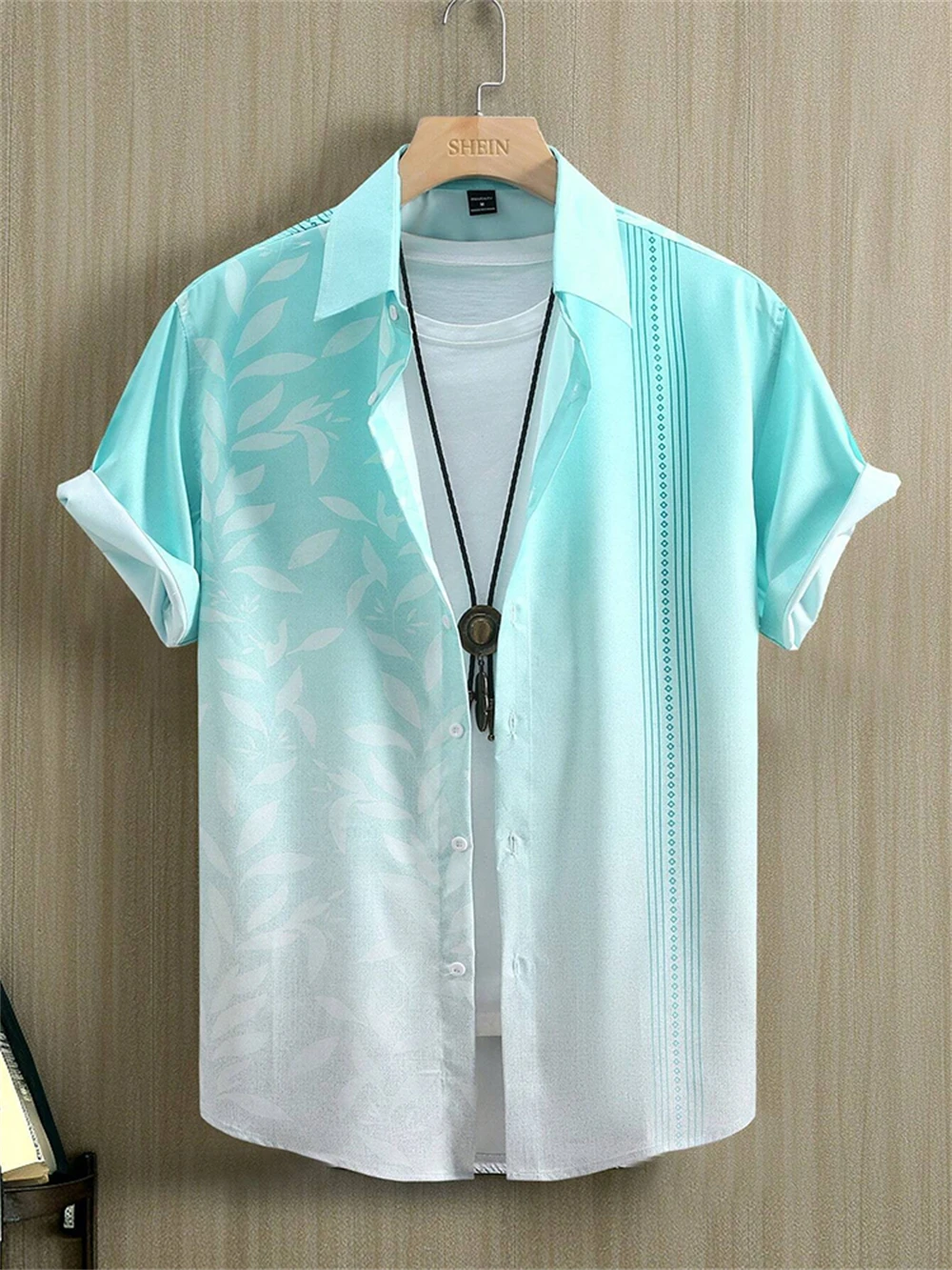 Nueva camisa hawaiana de manga corta para hombre, camisa informal a la moda para fiesta en la playa para hombre, camisa de manga corta para hombre de verano callejero para todos los días