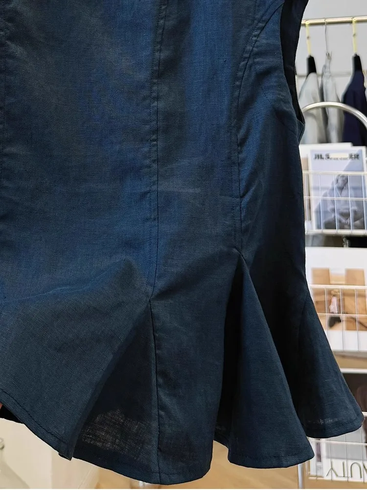 플러스 사이즈 여성용 여름 아우터웨어 스커트 디자인 얇은 소재 대형 사이즈 패션 탑