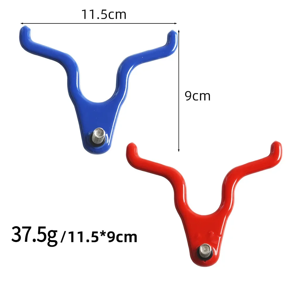 V-förmiger Rutenhalter, Stangenhalter, Angelrute, Angelgerät, Angelwerkzeuge, Iscas, leuchtend, rutschfest, rutschfest, Ruhekopf