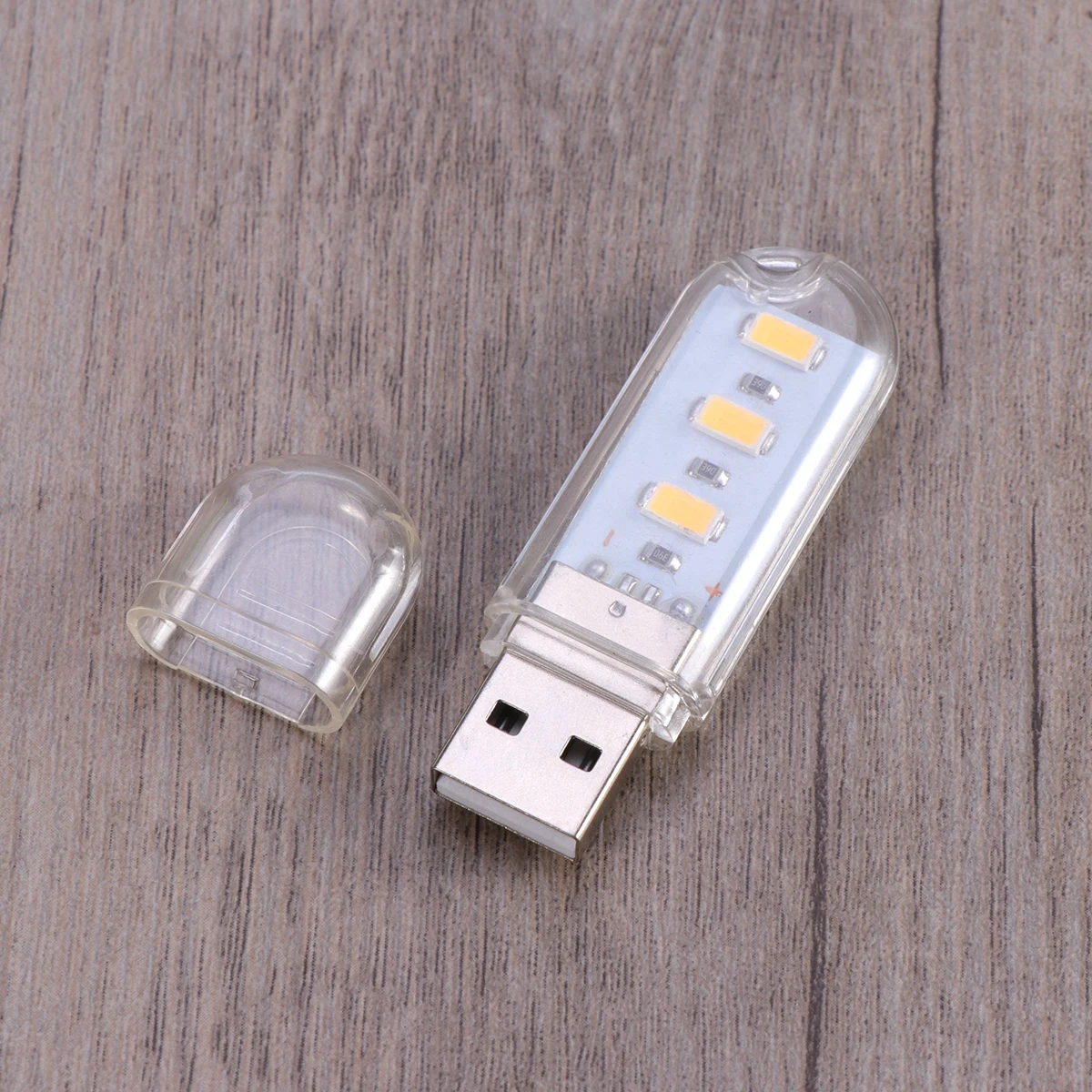 Mini USB Night Light Portable LED Keyboard Lamp 3 Bright Leds Flexible 30Cm Cable USB LED Light for Laptop Reading Night Use