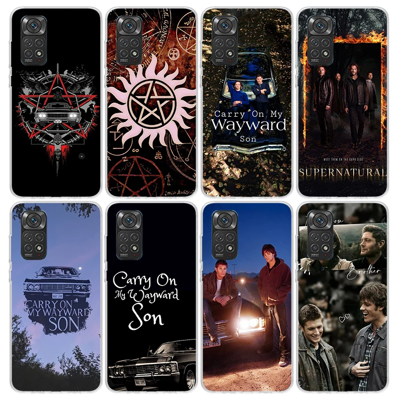 Babaite Supernatural SPN Dean And Sam Phone Case for Xiaomi Redmi Note 13 12S 12 11S 11 11E 11T 10S 10 Pro Plus 9 9S 8 8T 7 5G S