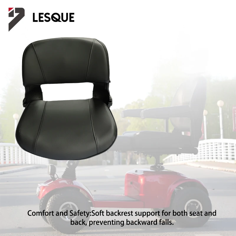 LESQUE Pit Dirt Bike Foam Comfortable Folding Seat Backrest For DIY Outboard Kart ATV Quad Buggy Car Drift Trike Accessories