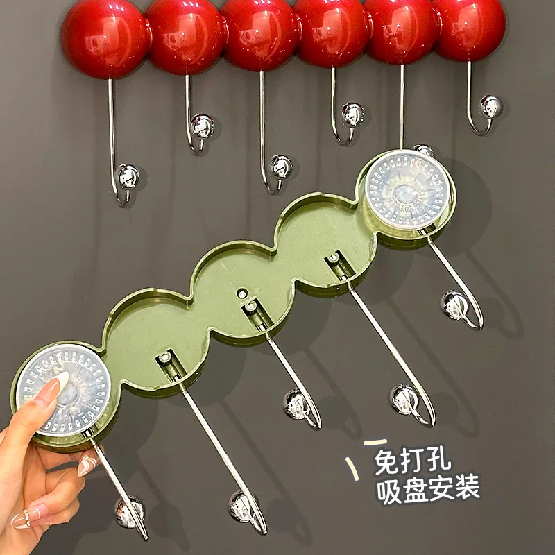 

Cute Candied Gourd Suction Cup Hook, No Punching, Simple and Convenient Hanger