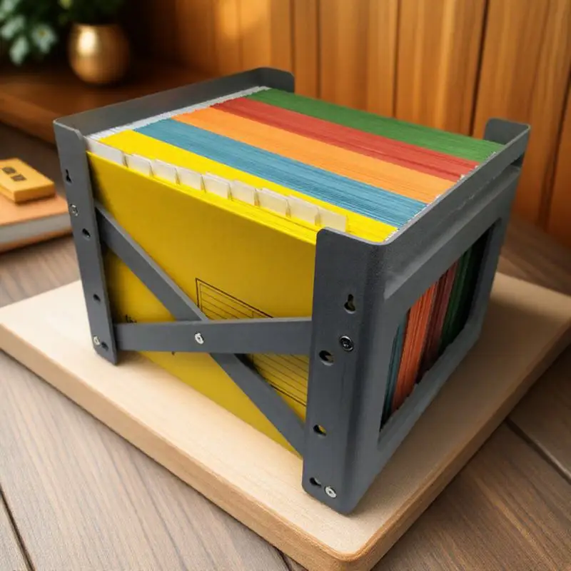 

100pcs Plastic Suspension File Folder Hanging Organizer Office Document Holder Desktop Storage Files Bright