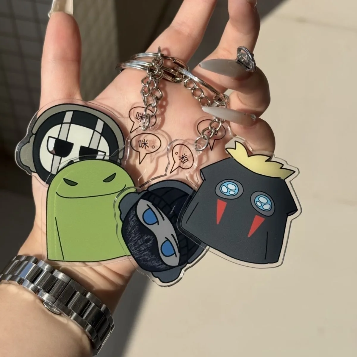 

Call of Duty merchandise cosplay acrylic Konig Krueger Ghost Keegan keychain collection gift