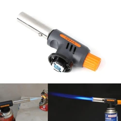 Portable Camping Welding Gas Torch Flame Gun Flamethrower Butane for Burner Wind Drop Shipping