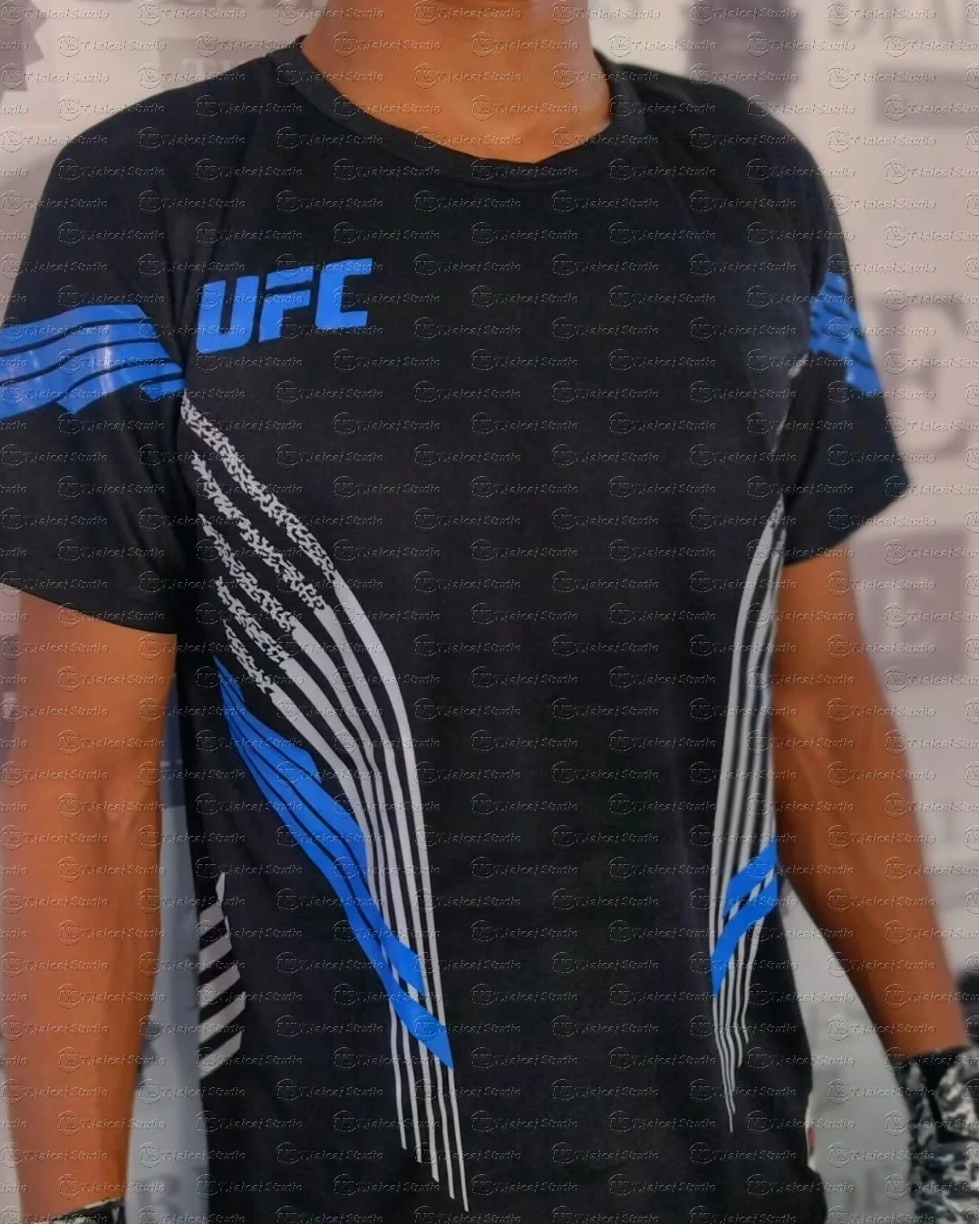 

Men's Summer Gym Uniform UFC Boxing Jersey Casual Breathable Fitness T-shirt Short Sleeve Fashion Boxing Competition Shirt