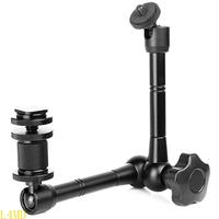 L4MD 11 inch Adjustable Friction Articulating Arm Super Clamp For SLR LCD Monitor LED Light Camera Accessories