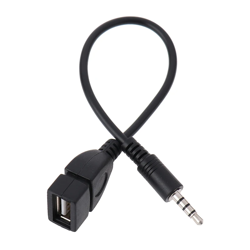 3.5mm Car AUX Audio Cable to USB Audio Cable Car Electronics For Play Music Car Audio Cable