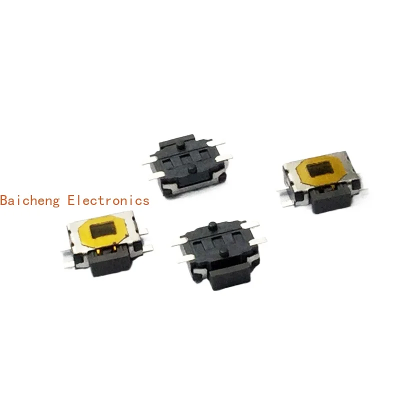 

10PCS Mini turtle 4-pod side press touch button switch 3.5 * 4.7 * 1.65mm surface film with pillar