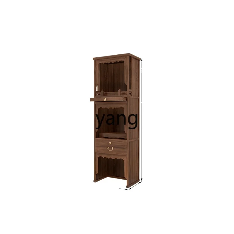 

Lmm solid wood three-layer Shentai cabinet new Chinese style offering table God of Wealth ancestor landlord cabinet