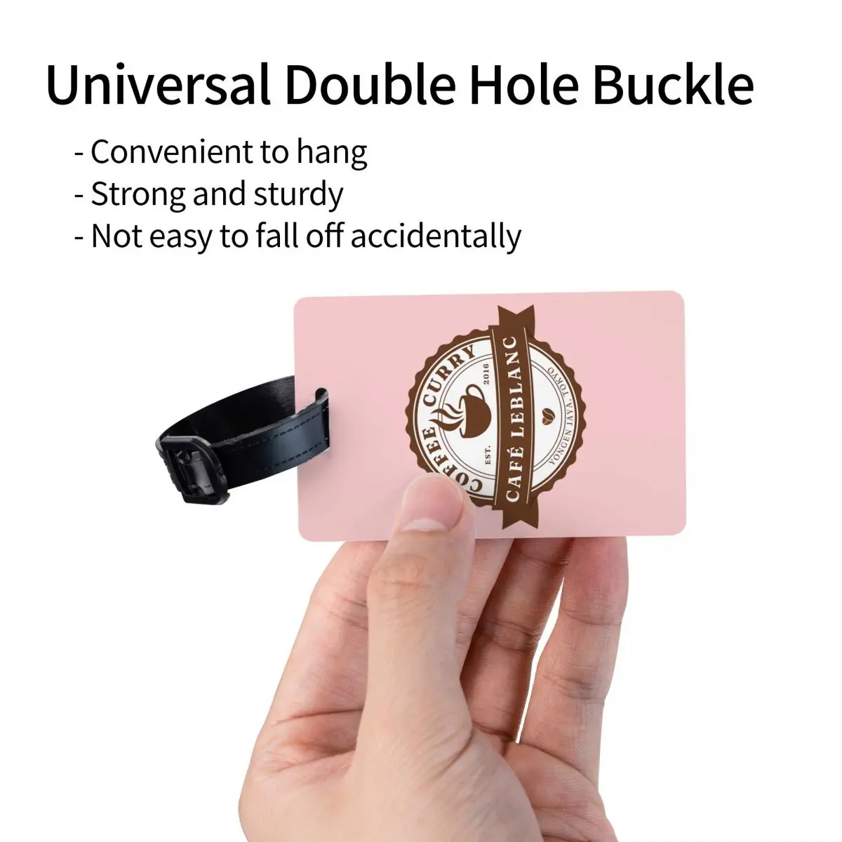 علامة الأمتعة بشعار Cafe Leblanc المخصصة لعبة شخصية 5 علامات الأمتعة غطاء الخصوصية اسم بطاقة الهوية