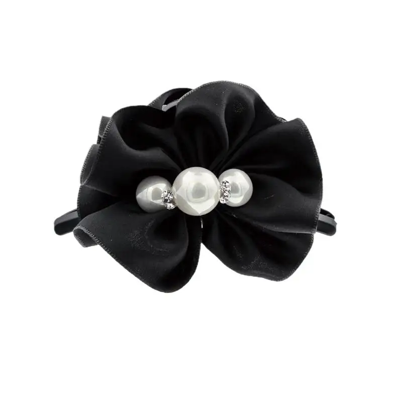 

[Y][Y]Elegant Pearl Hair Clip For Women Fresh Sweet Style Back Of Head Shark Clip High Fashion Versatile Hair Accessorie