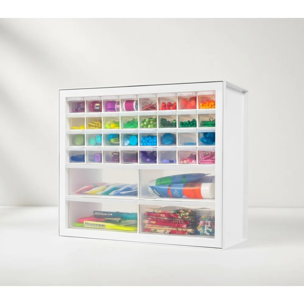 

Шкаф-органайзер для мелких деталей с 36 ящиками для оборудования, электроники, гаек, болтов, ящик для хранения инструментов, гаражный ремесленный хобби