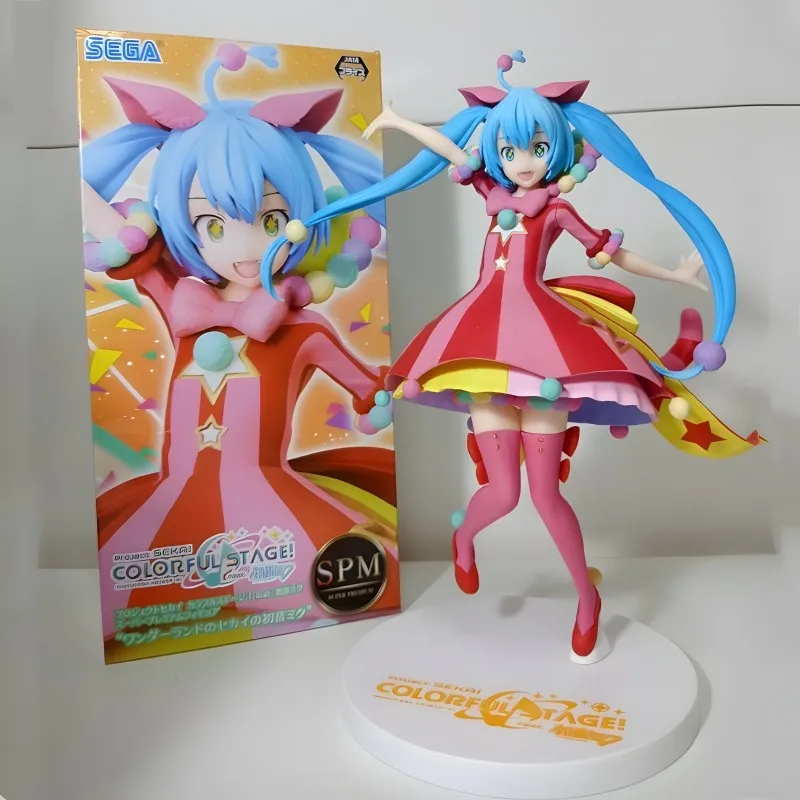 20cm Sega Original Hatsune Miku Project Sekai Colorful Stage Ver. Pvc Action Model Doll Figures Toys Collectible Ornament Gifts