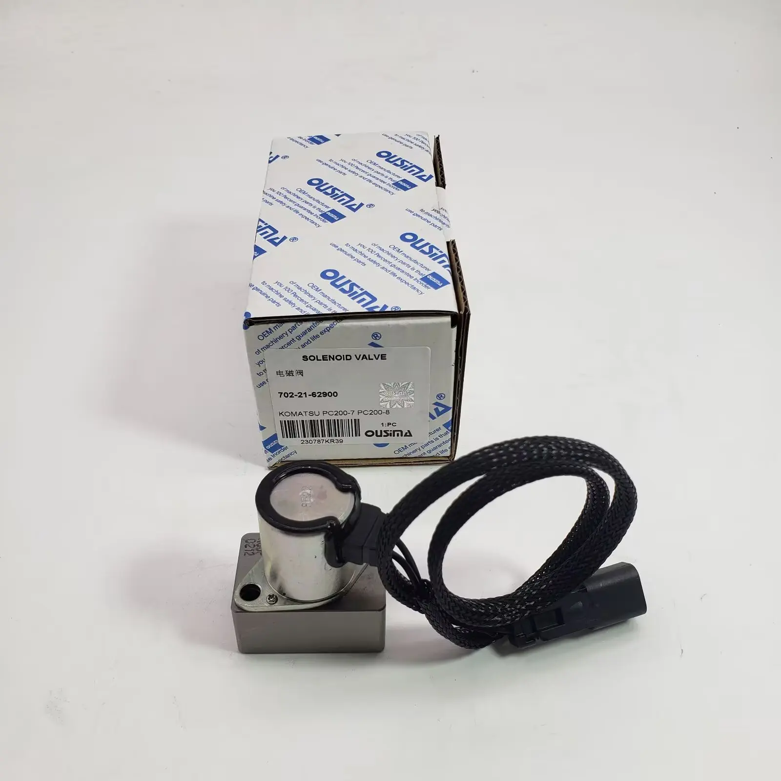 702-21-62900 SOLENOID VALVE for    PC200-7 PC200-8 for Construction Machinery Parts