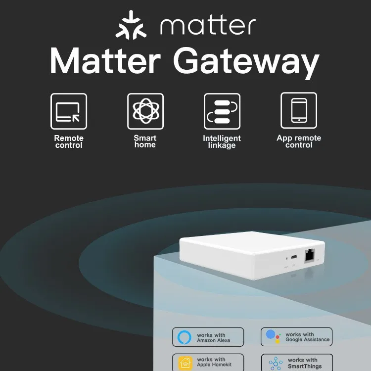 TUYA Smart Control Hub Gateway with Zigbee and Matter Protocol for