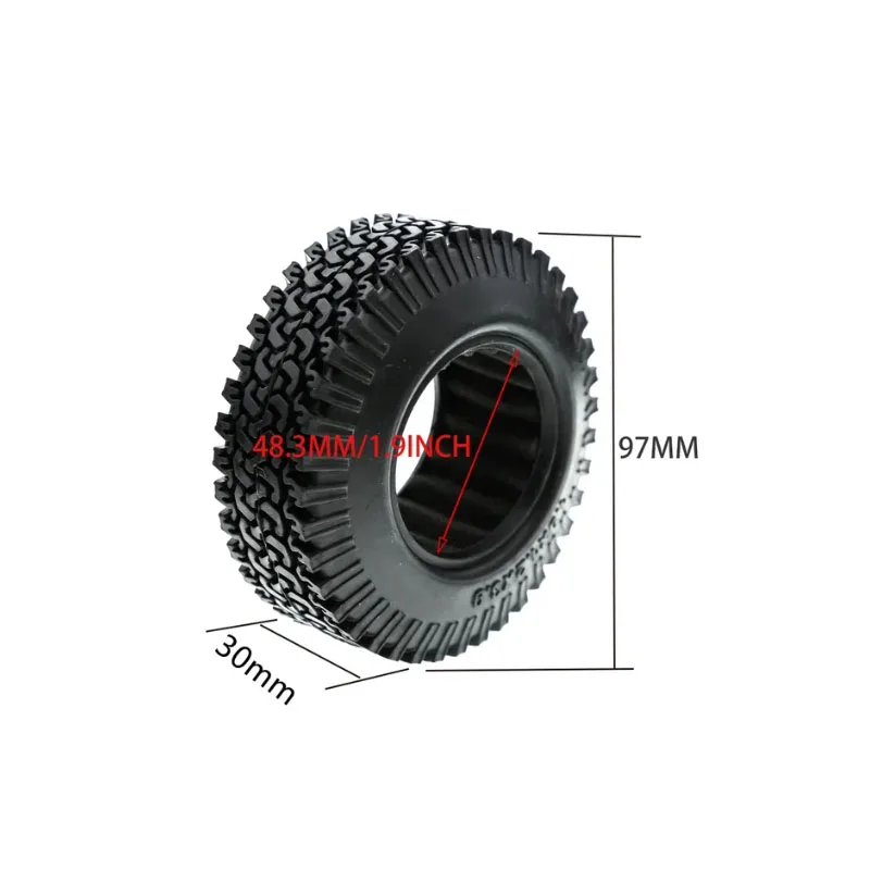 RC 4 stuks 1.9 inch Band Rubber Wiel Banden Band voor 1:10 RC Rock Crawler TRX4 Bronco D90 D110 Axiale scx10 90046 RC4WD CC01 TF2