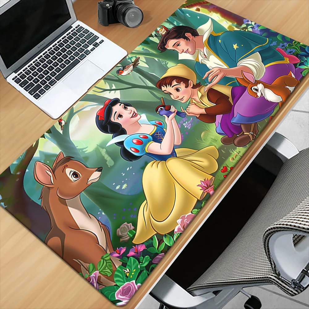 Snow White Mouse Pad Keyboard Gaming Accessories Mouse Mats Game Office Computer PC Gamer Laptop Desk Mat