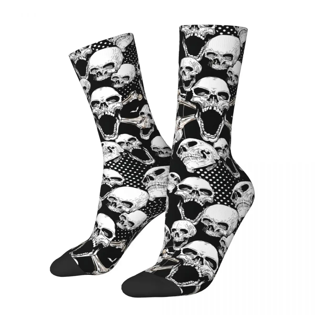 Skeleton Socks Male Mens Women Autumn Stockings Hip Hop