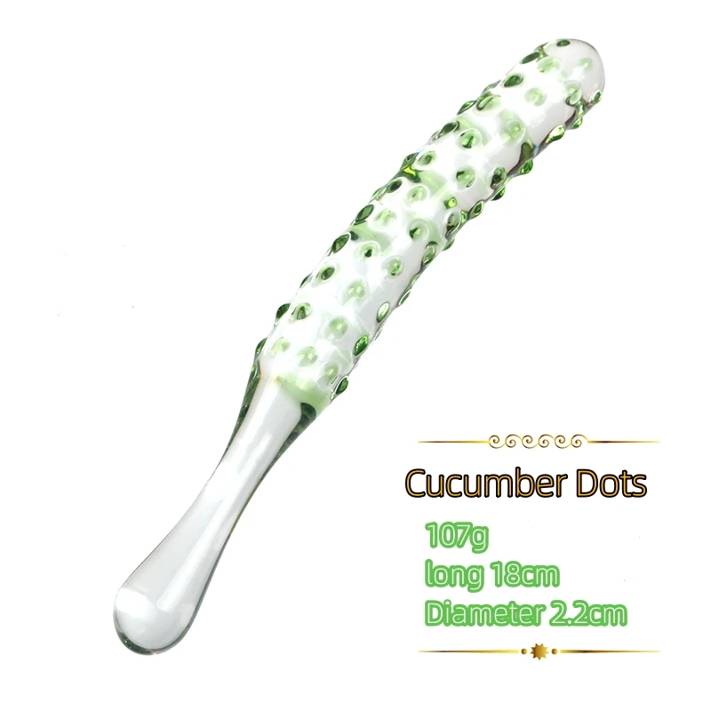 VaHppy frutta/verdura dildo stilizzati pene artificiale 100g 18*2cm masturbatori di vetro per ragazze giocattoli del sesso per le donne SM BDSM