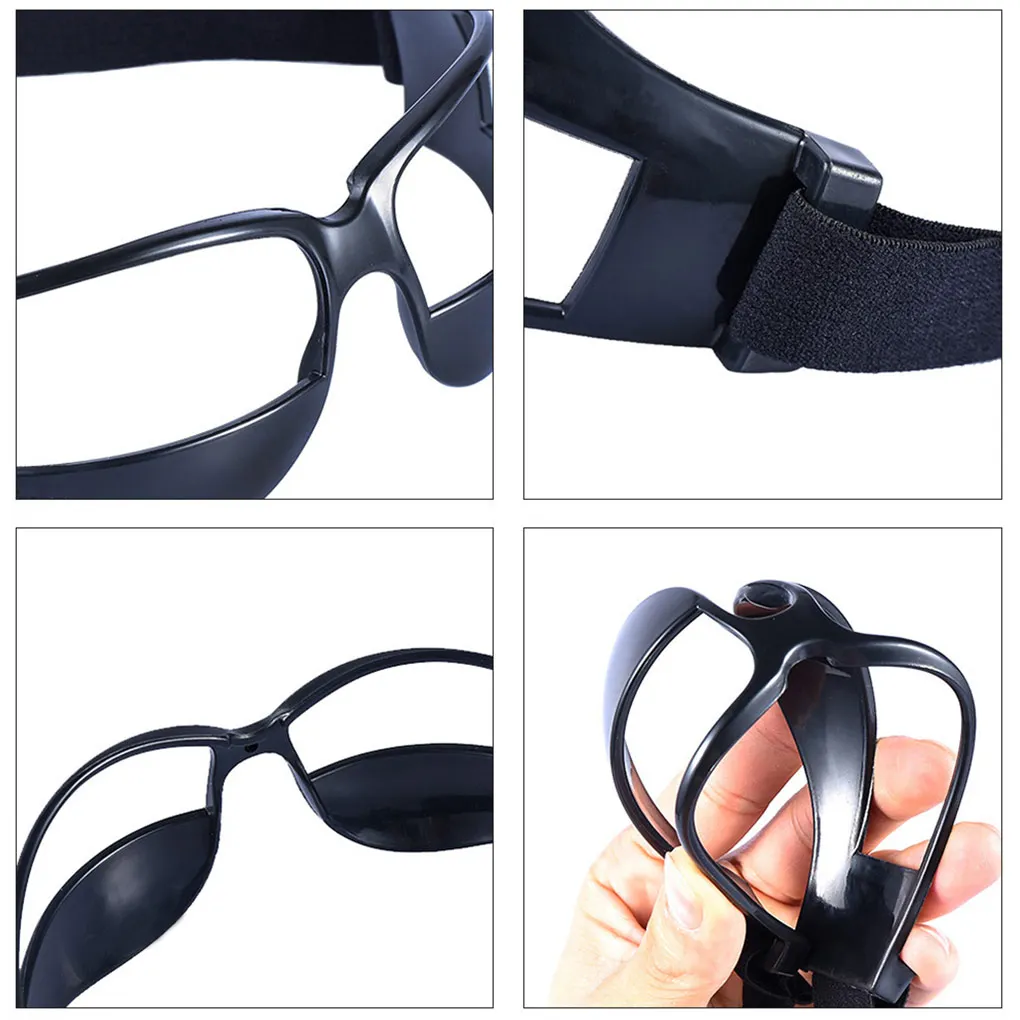 Basketball Dribbling Goggles Anti Bow Dribble Glasses Outdoor Sports Training Eyewear Aids Equipment Teenagers  Black