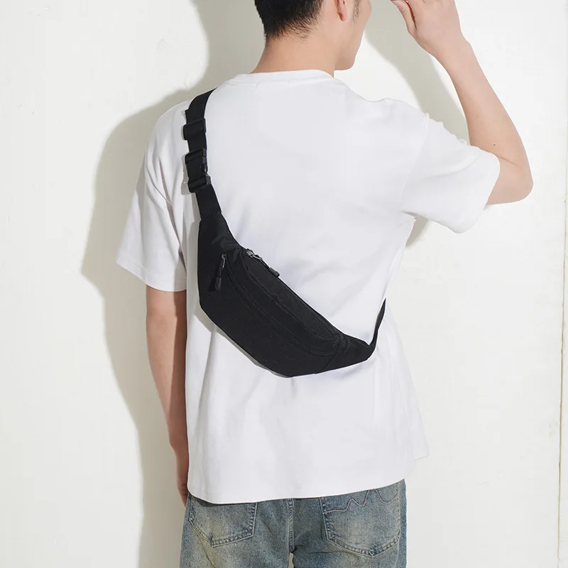Oxford Fabric Waterproof Multi-layer Sportswear Mobile Phone Waist Bag Durable Crossbody Hiking Bag for Work