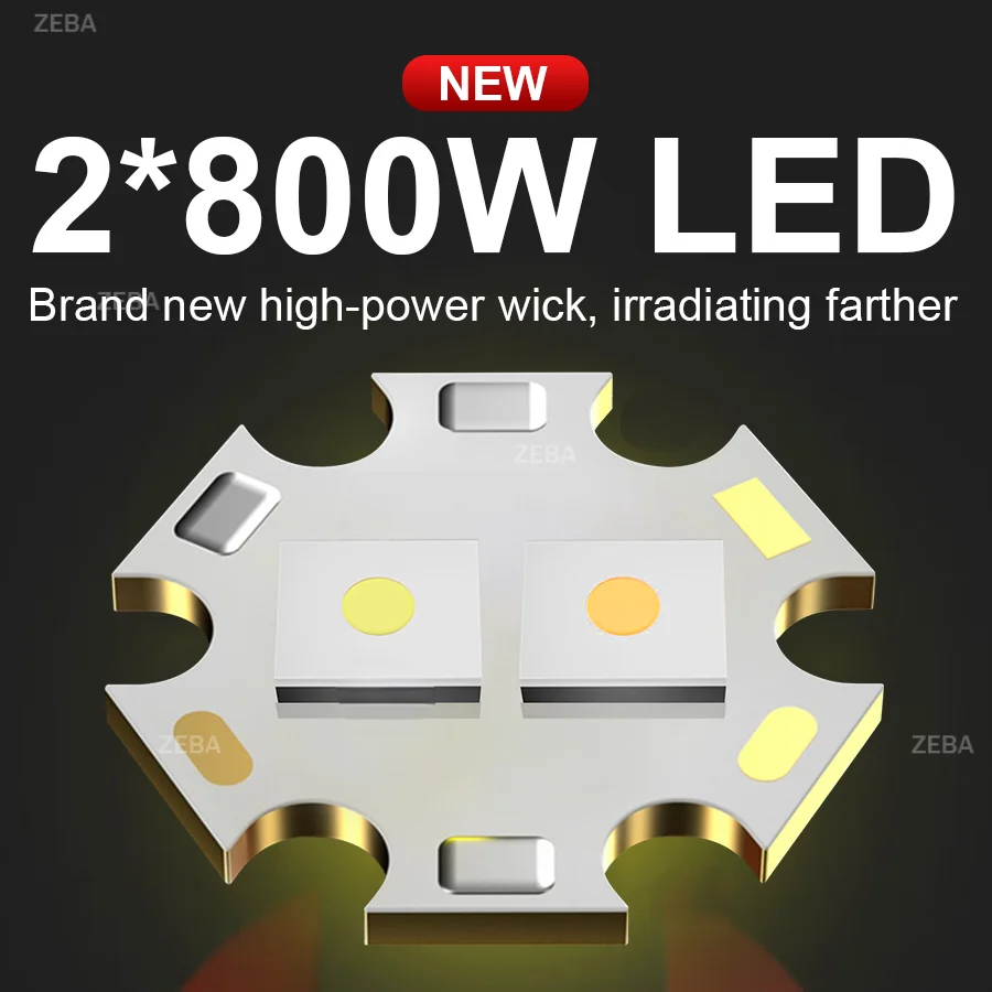 

Мощный светодиодный налобный фонарь 800 Вт с зумом, USB-перезаряжаемый, водонепроницаемый, с выходом на аккумулятор 18650, суперяркий налобный фонарь 2026 года