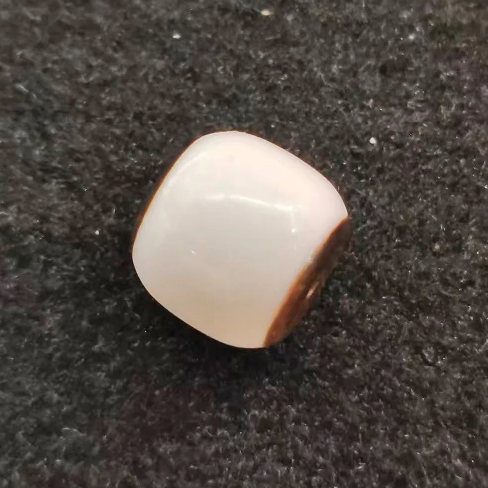100 Pcs Special Offer: High Porcelain White Agate Old Type Pharmacist Tianzhu Necklace Pendant Bracelet DIY Accessories Dzi