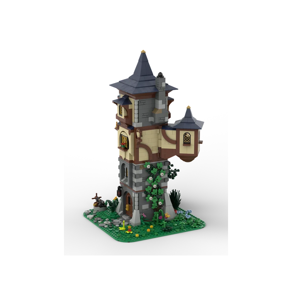 

Spot 178597MOC, средневековый замок, модель башни, строительные блоки, технологические кирпичи, сделай сам, креативная сборка, игрушки, подарок на Рождество и праздник