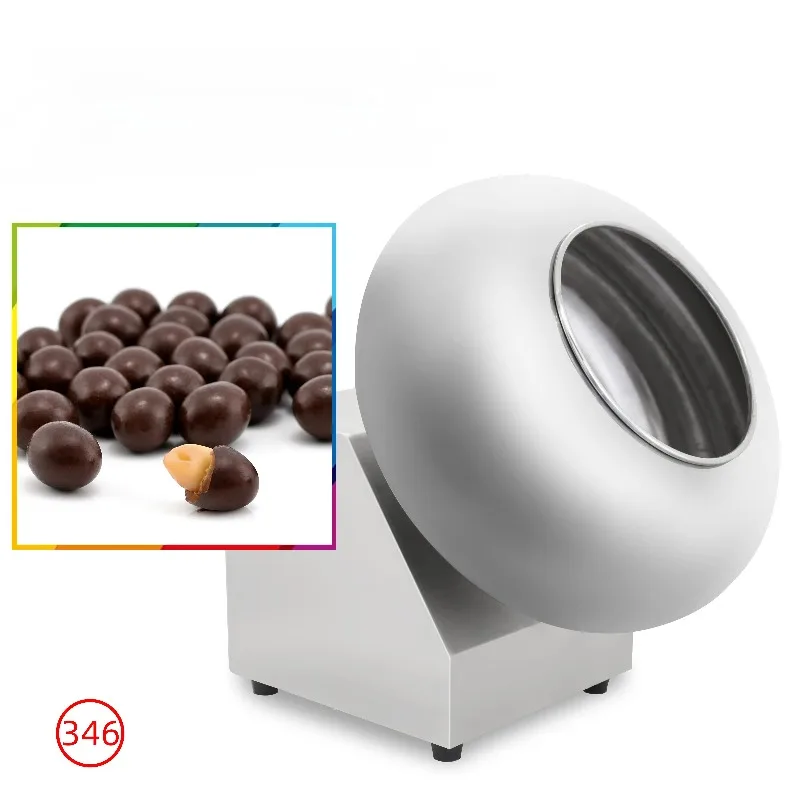 Commercial Food Machinery Chocolate Tempering Machine, Nut Chocolate Coating Machine for Snack Production Line