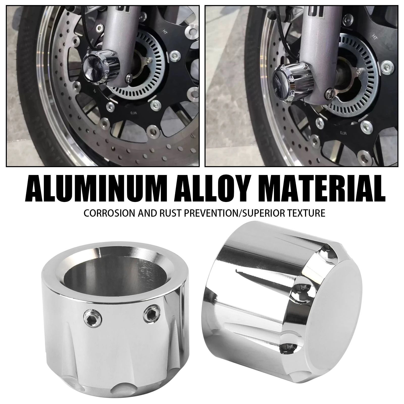 Motorrad Vorderachse Mutter Abdeckungen Kappen Für Harley Sportster XL Softail Dyna VRSC Touring Electra Road Street Tri Glides Road King