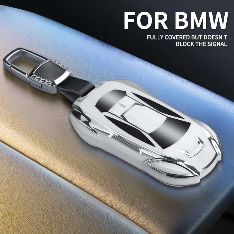 TPU Car Funda Llave For BMW X1 X3 X4 X5 X6 F15 F16 G30 G11 F30 F39 F48 118i 218i 320i 520 525 Premium Accesorios Para llavero