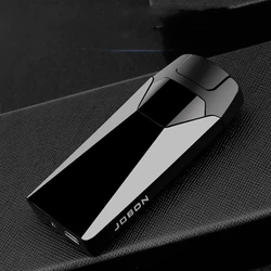 JOBON Personalized Touch Sensor Double Arc Windproof Lighter USB Rechargeable Plasma High-End Gift Box Lighter Men's Gift