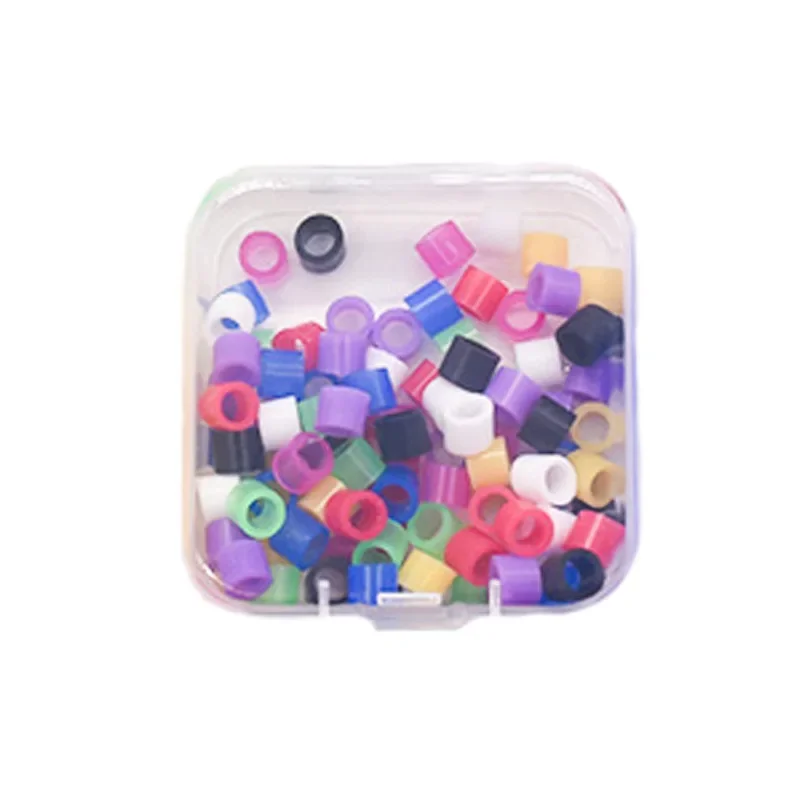 

10x100Pcs/box Dental Color Code Ring Silicone Identification Circle Orthodontic Instrument Dentistry Material Autoclavable