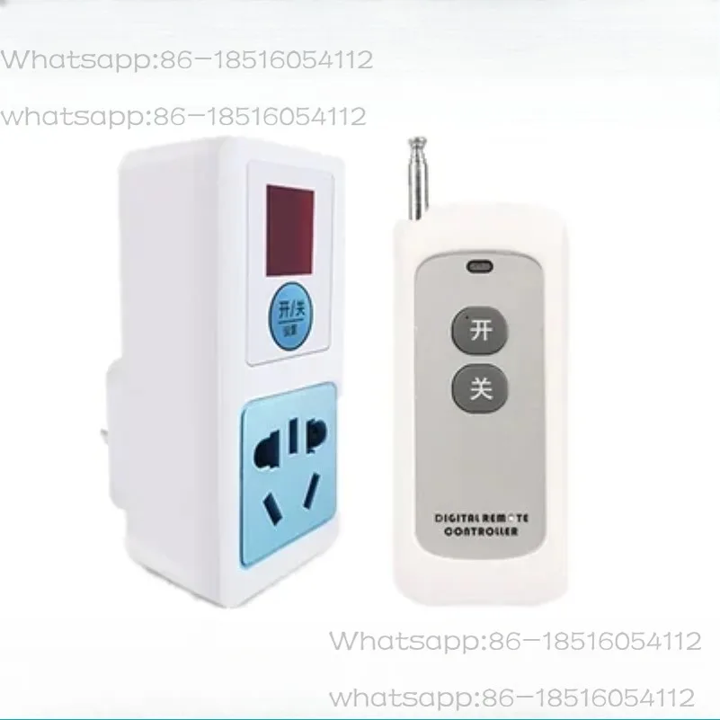 

Переключатель дистанционного управления, умная розетка, 220 В переменного тока, вольт-водяной насос, двигатель, без проводов, пульт дистанционного управления, 1000 метров, контроллер мощности