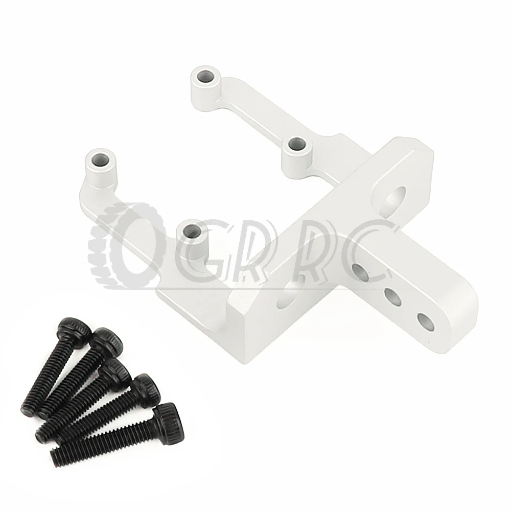 Metal Rear Heightened Servo Mount Stand for 1/10 RC Crawler Car Axial SCX10 II 90046 AR44 SCX10 Pro Axle Aluminum Upgrade Parts