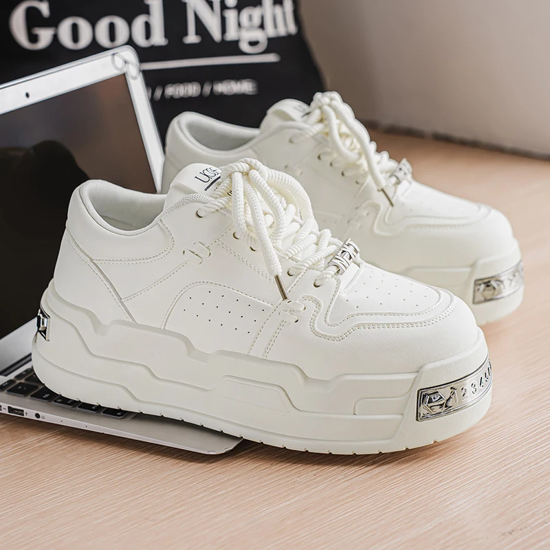 

Sports and leisure shoes, men's shoes, marathon oversized air cushioned shoes, fly woven all season rubber, wear-resistant, anti