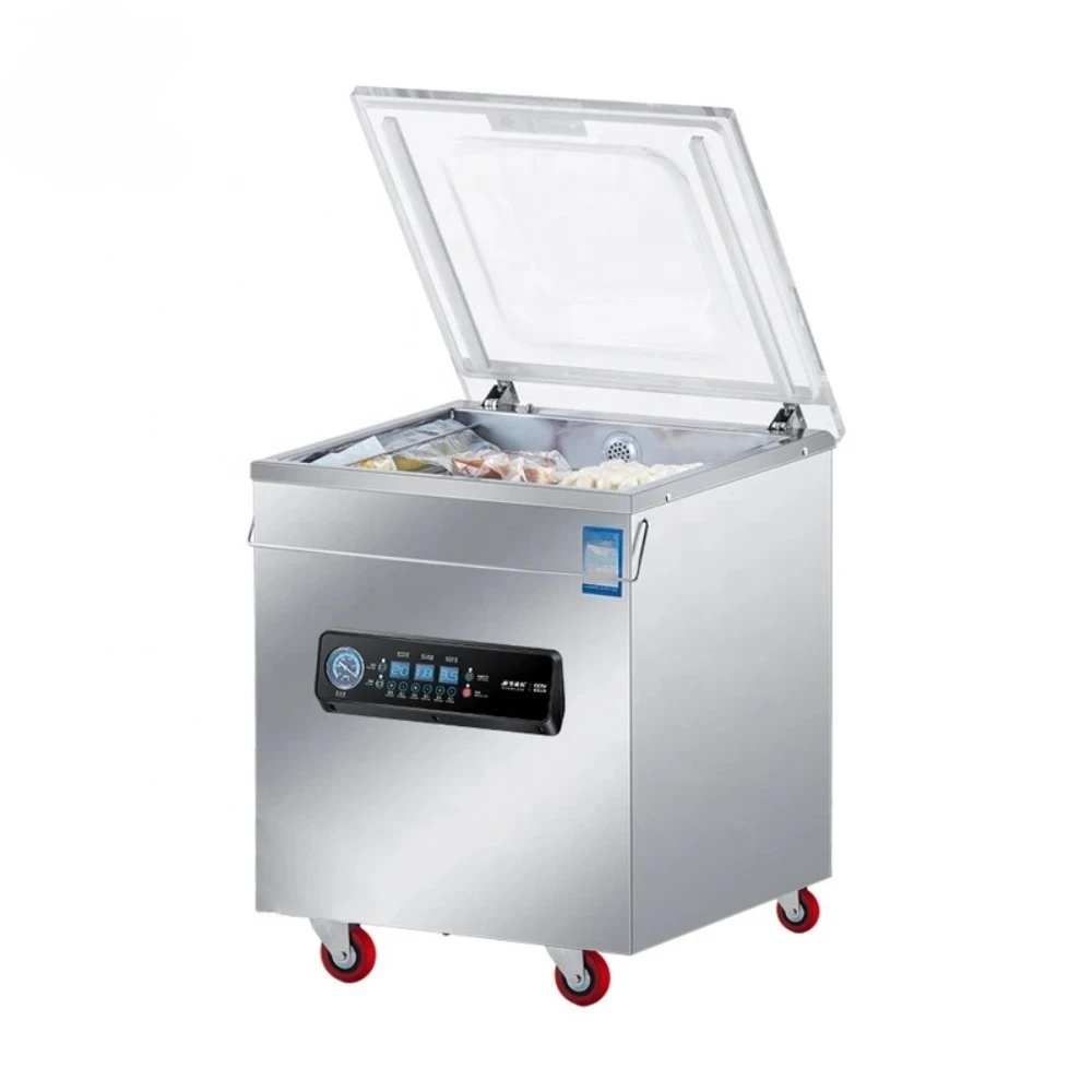 Fish fillet chicken brisket electric food progress storage vacuum packaging sealing machine belt