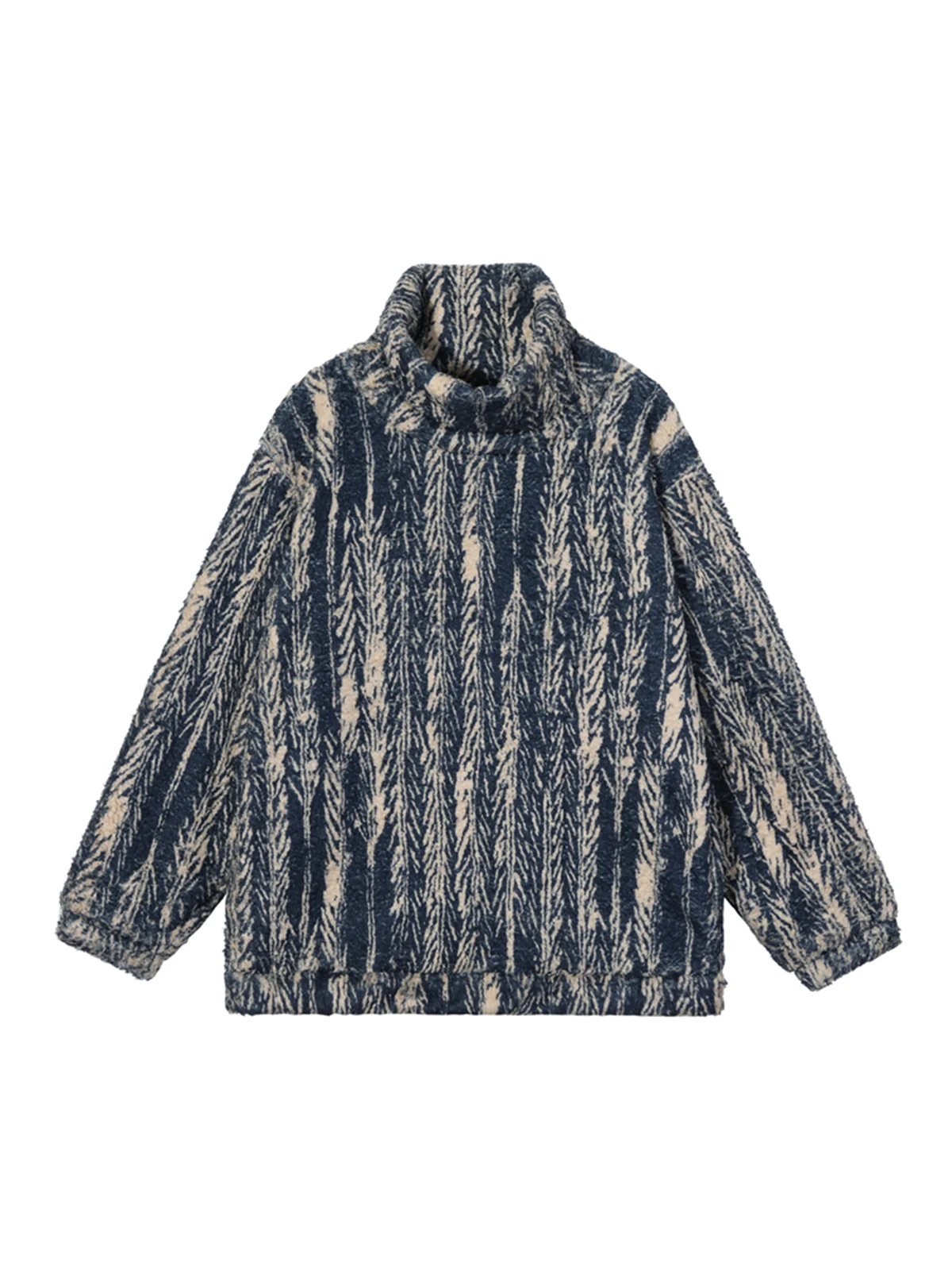 

KAPITAL MAN Hirata Lamb Fleece Hoodie High Neck Men's and Women's Thick Retro Couple Pullover