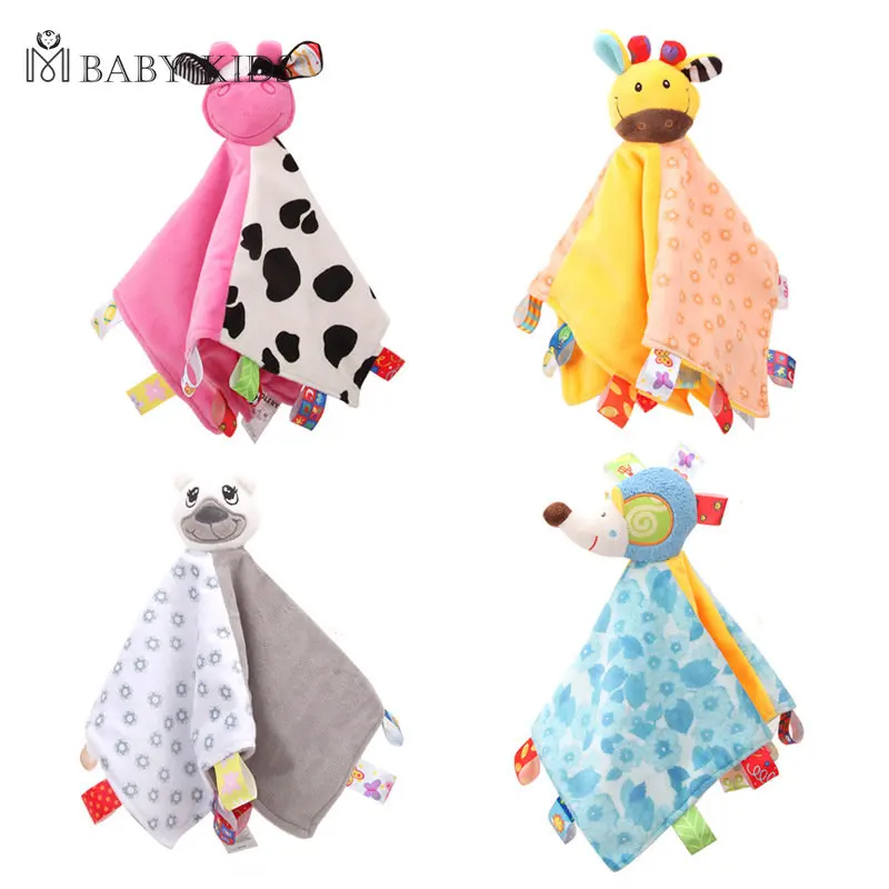 

Baby Comforter Toys Animal Plush Bebe Montessori Baby Rattles Stuffed Animals Plush Toy for Sleeping Baby Toys 0 12 Months