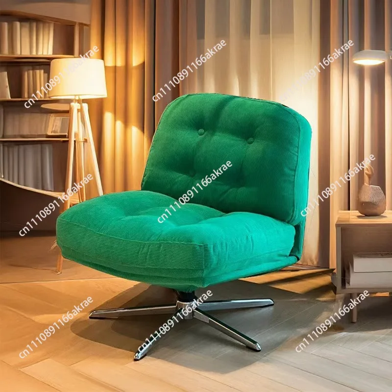 Sofa chair Leisure chair Living room balcony Sofa chair Rotatable medieval single