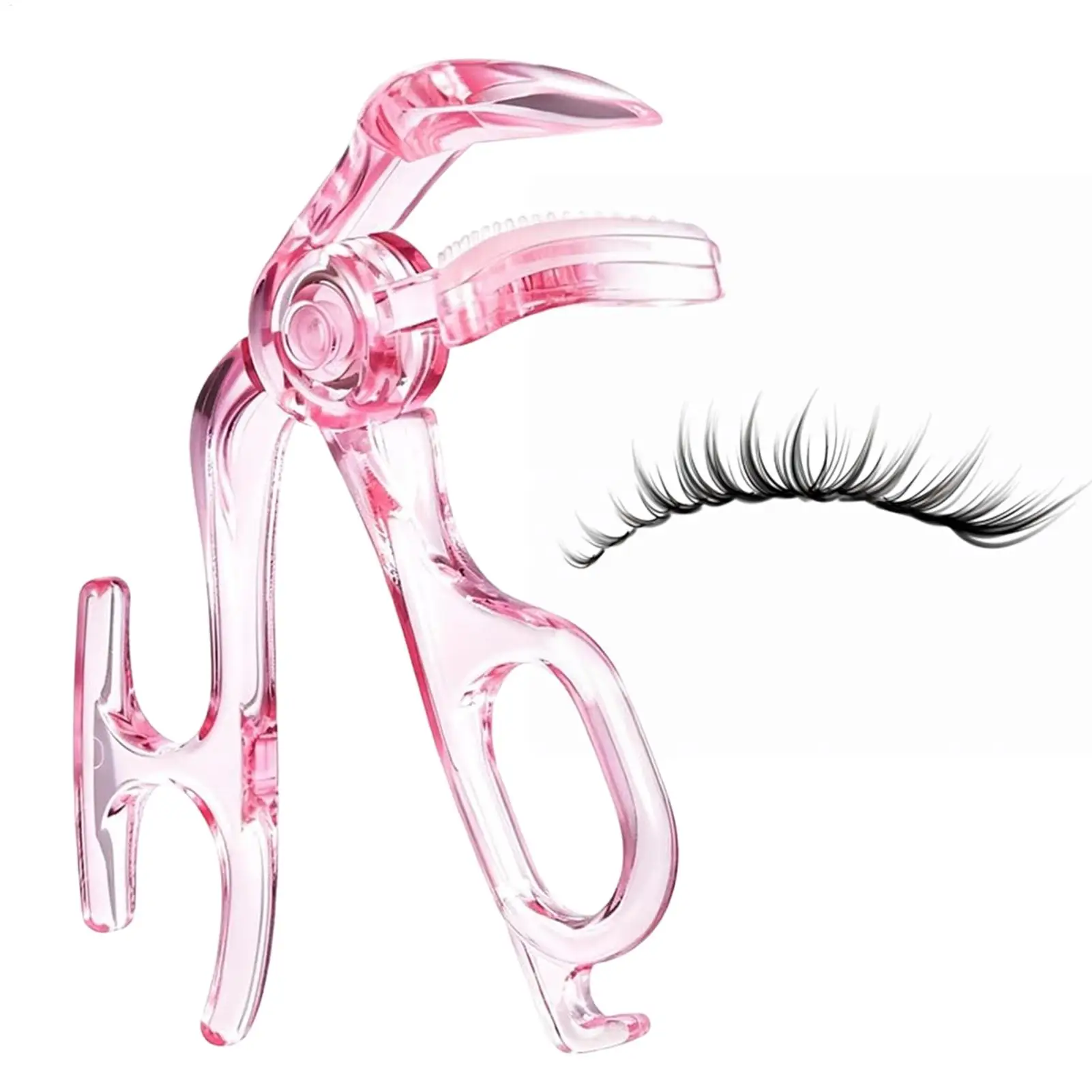 comb-tooth eyelash curler Wide-angle eyelash curler Eyelash Curler  Frameless Portable Handheld Styling Tool with Comb