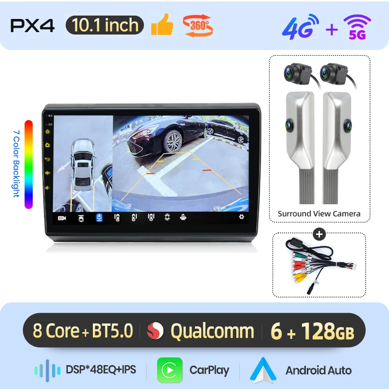 AWESAFE Draadloze CarPlay Android Auto Radio voor VW Volkswagen Caddy 2005 - 2015 GPS Navigatie Plug and Play RDS DSP CAN-BUS Behoud van originele functies